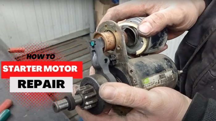 Cara memperbaiki starter motor