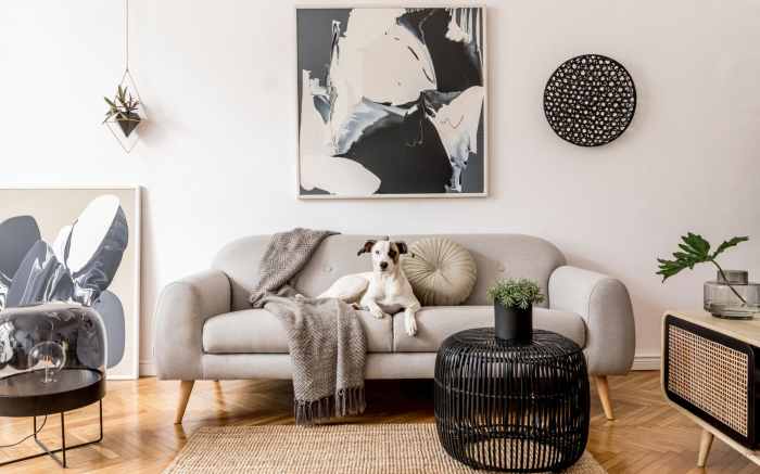 Scandinavian livingroom cozy tones thatscandinavianfeeling