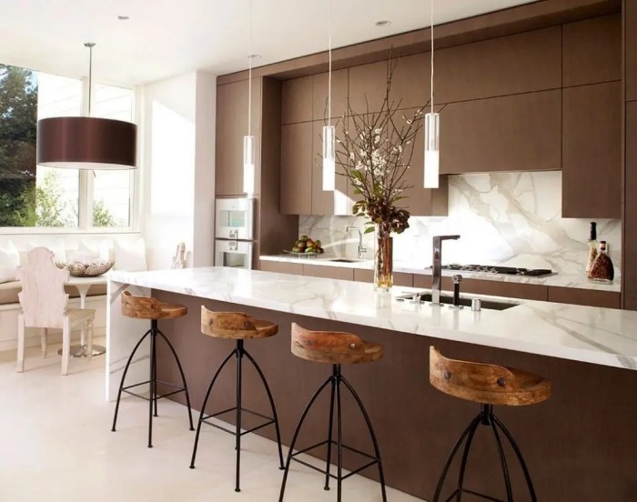 Backsplash dapur minimalis elegan